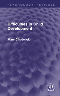 Kirjan kansi "Difficulties in Child Development"
