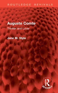 Kirjan kansi "Auguste Comte"
