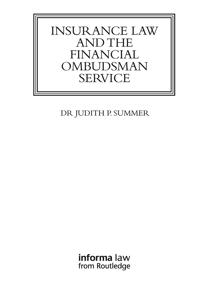 Bokomslag för "Insurance Law and the Financial Ombudsman Service"