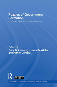 Kirjan kansi "Puzzles of Government Formation"