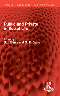 Public and Private in Social Life