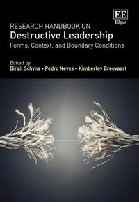 Bokomslag for "Research Handbook on Destructive Leadership"