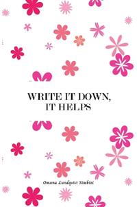 Write It Down, It Helps
