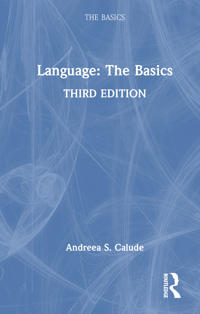 Kirjan kansi "Language: The Basics"