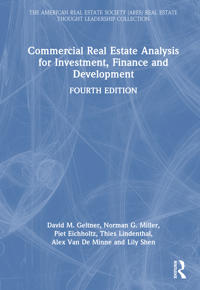 Bokomslag för "Commercial Real Estate Analysis for Investment, Finance, and Development"