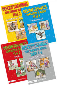 Descriptosaurus Punctuation in Action 4 Book Bundle