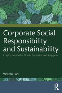 Bokomslag for "Corporate Social Responsibility and Sustainability"