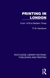 Printing in London