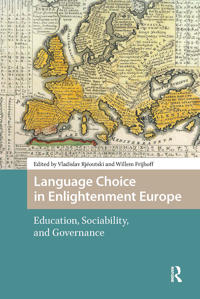 Bokomslag for "Language Choice in Enlightenment Europe"