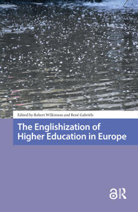 Kirjan kansi "The Englishization of Higher Education in Europe"