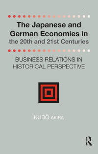 Kirjan kansi "The Japanese and German Economies in the 20th and 21st Centuries"