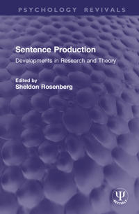 Sentence Production