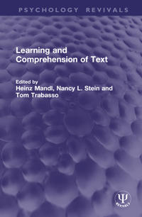 Learning and Comprehension of Text