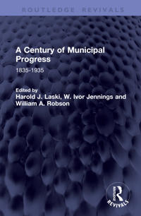 A Century of Municipal Progress