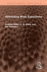 Bokomslag för Rethinking Work Experience