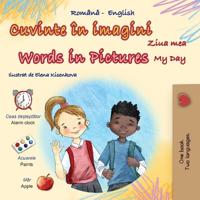 Bokomslag för "Words in Pictures - My Day (Romanian English Bilingual Children's Book)"