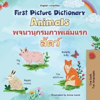 Bokomslag for "First Picture Dictionary - Animals (English Thai Bilingual Children's Book)"