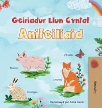 First Picture Dictionary - Animals (Welsh Children's Book)