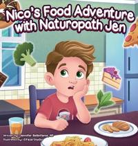 Kirjan kansi "Nico's Food Adventure with Naturopath Jen"