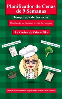 Planificador de cenas de 9 semanas. Temporada de Invierno