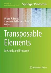 Kirjan kansi "Transposable Elements"