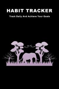 Bokomslag for "Habit Tracker: Track Daily And Achieve Your Goals"