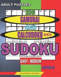 Adult puzzles. Big Samurai and Calcudoku 9x9 Sudoku. Easy - medium levels.