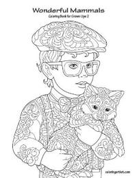 Wonderful Mammals Coloring Book for Grown-Ups 2