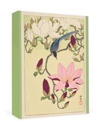 Ohara Shōson: Magnolia and Magpie Small Boxed Cards