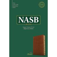 NASB Super Giant Print Reference Bible, Burnt Sienna