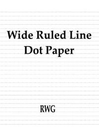 Wide Ruled Line Dot Paper