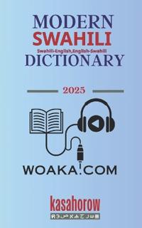 Kirjan kansi "Modern Swahili Dictionary"