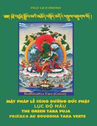 Kirjan kansi "M?t pháp L? Cúng du?ng Ð?c Ph?t L?c Ð? M?u - The Green Tara Puja"