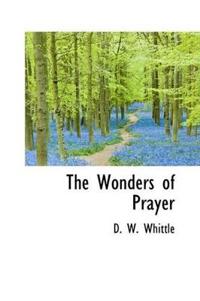 Kirjan kansi "The Wonders of Prayer"
