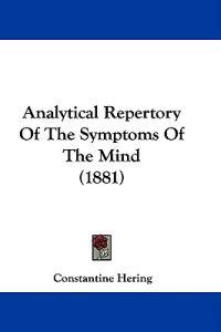 Bokomslag för "Analytical Repertory of the Symptoms of the Mind"