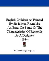 Kirjan kansi "English Children As Painted By Sir Joshua Reynolds"
