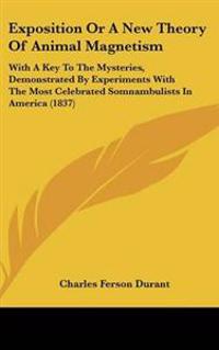 Kirjan kansi "Exposition Or A New Theory Of Animal Magnetism"