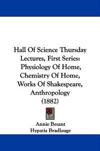 Hall Of Science Thursday Lectures, First Series