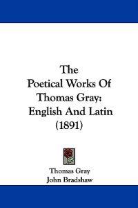 Bokomslag för "The Poetical Works of Thomas Gray"