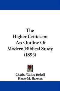 The Higher Criticism