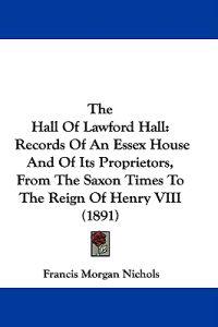 The Hall of Lawford Hall
