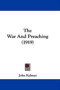 Bokomslag for "The war and preaching"