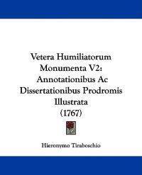Vetera Humiliatorum Monumenta V2