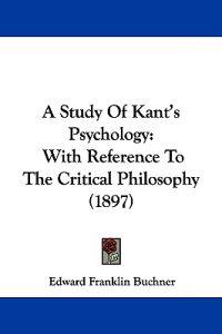 Bokomslag för "A Study of Kant's Psychology"
