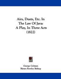 Airs, Duets, Etc. In The Law Of Java