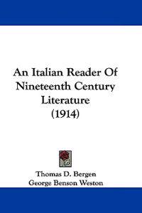 An Italian Reader of Nineteenth Century Literature