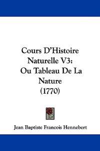 Cours D'Histoire Naturelle V3