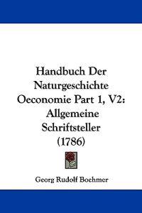 Boehmer, G: Handbuch Der Naturgeschichte Oeconomie Part 1, V