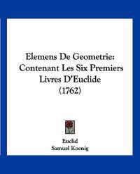 Elemens De Geometrie