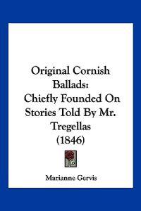 Bokomslag for "Original Cornish Ballads"